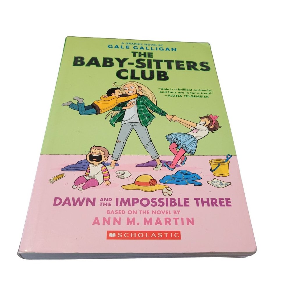 The Babysitter's Club Dawn and the Impossible Three Gale Galligan Paperback Book